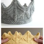 Crown Free Knitting Pattern and Video Tutorial