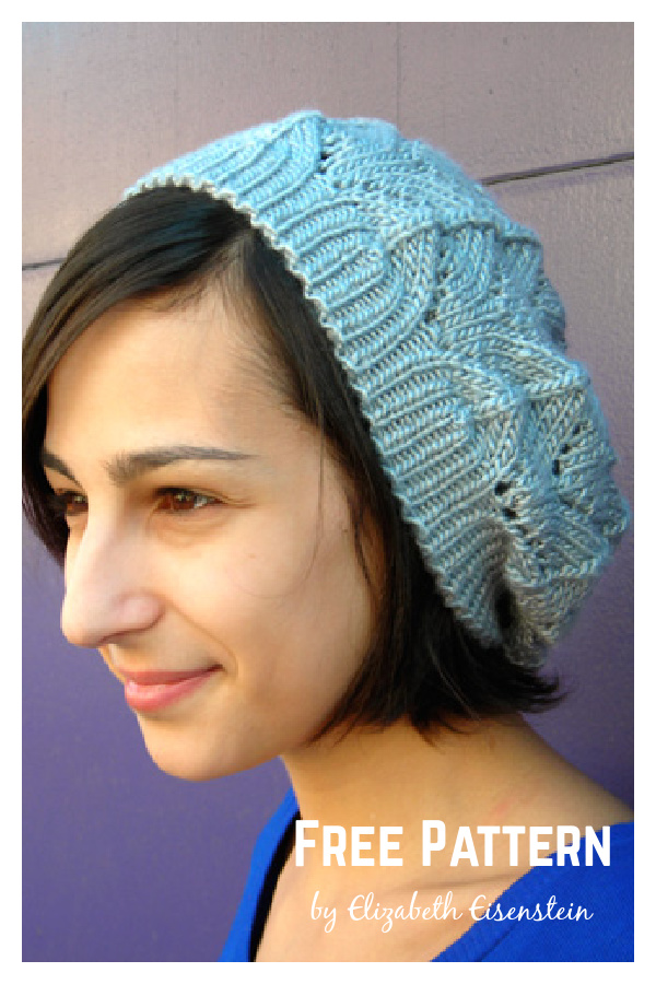 Grace Lace Beret Free Knitting Pattern