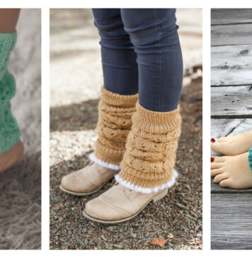 Lace Leg Warmers Free Knitting Patterns