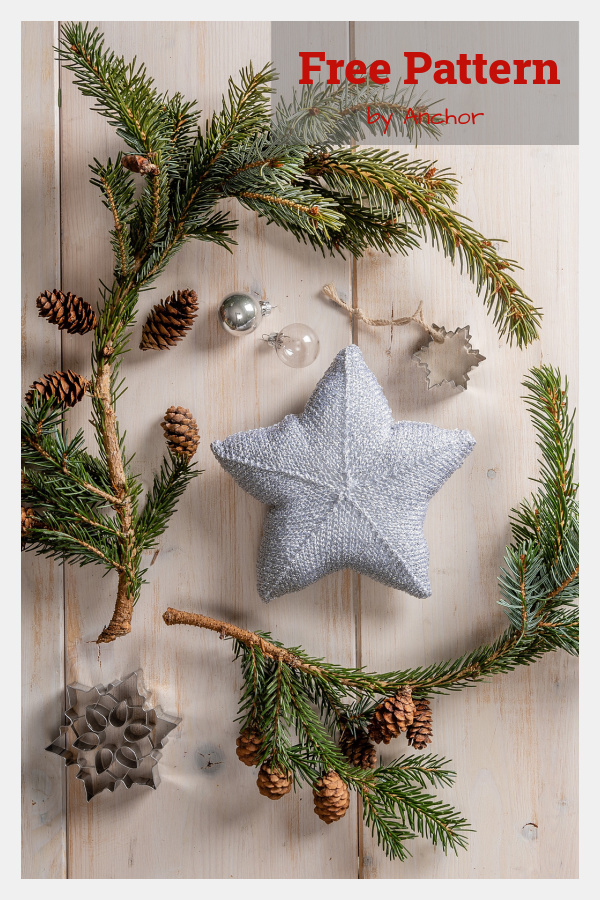 Star Free Knitting Pattern