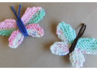 Sweet Butterfly Free Knitting Pattern