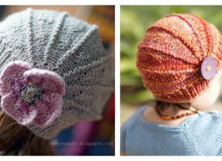 Cute Poppy Hat Knitting Pattern