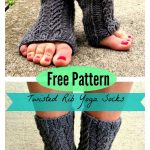 Yoga Socks Free Knitting Pattern