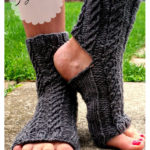 Yoga Socks Free Knitting Pattern