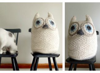 Big Snowy Owl Free Knitting Pattern