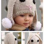 Bunny Baby Hat Free Knitting Pattern