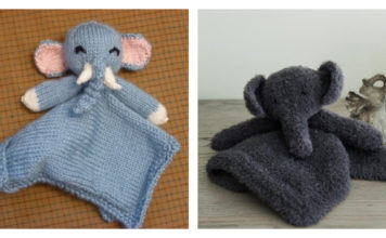Elephant Lovey Free Knitting Pattern