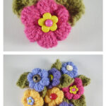 Fat Flowers Free Knitting Pattern