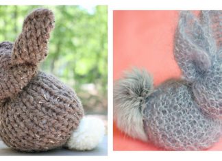 Square Bunny Free Knitting Pattern