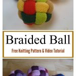 Braided Ball Free Knitting Pattern and Video Tutorial