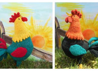 Good Morning Rooster Knitting Pattern