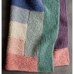 Log Cabin Spectrum Blanket Free Knitting Pattern