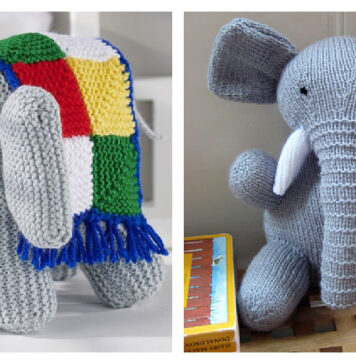 Amigurumi Elephant Free Knitting Pattern