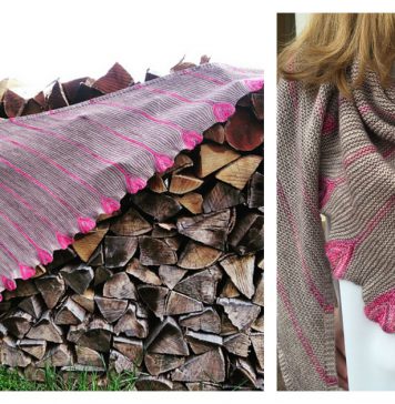 Sweet Hearts Shawl Knitting Pattern