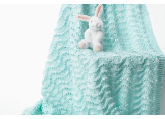 Road Trip Lace Baby Blanket Free Knitting Pattern