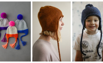 All in the Family Earflap Hat Free Knitting Pattern