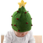 Christmas Tree Baby Hat Free Knitting Pattern