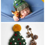 Christmas Tree Hat Baby Free Knitting Pattern