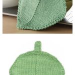 Garden Leaf Dishcloth Free Knitting Pattern