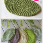 Leafy Washcloth Free Knitting Pattern