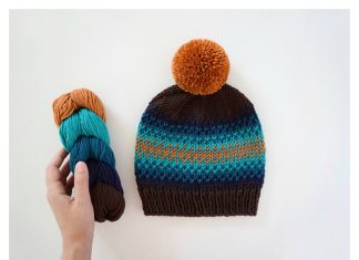 Fair Isle Beanie Free Knitting Pattern