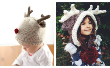 10+ Reindeer Hat Knitting Patterns