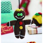 Gingerbread Man Free Knitting Pattern