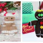 Gingerbread Man Free Knitting Pattern