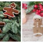 Gingerbread Man Free Knitting Pattern