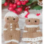 Mini Gingerbread Friends Free Knitting Pattern