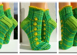 Dandelion Socks Knitting Pattern