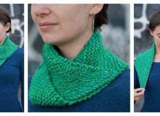 Easy Dissymmetry Cowl Free Knitting Pattern