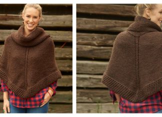 Getaway Poncho Free Knitting Pattern