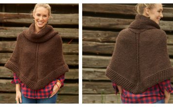 Getaway Poncho Free Knitting Pattern