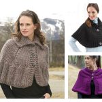 Classic Capelet Free Knitting Pattern