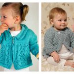 10 Baby Lace Cardigan Free Knitting Pattern