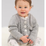 Baby Lace Cardigan Free Knitting Pattern