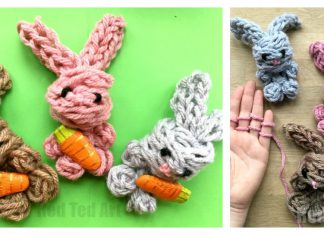 Easy Finger Knitting Bunny Video Tutorial