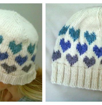 I Heart Hat Free Knitting Pattern