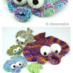 Flounder Fish Washcloth Free Knitting Pattern