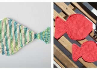 Fish Washcloth Free Knitting Pattern