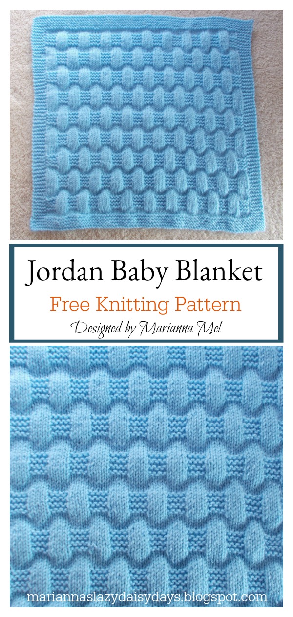 Jordan Baby Blanket Free Knitting Pattern