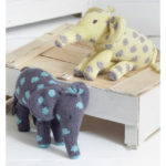 Noah’s Ark Elephants Free Knitting Pattern