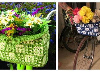 Bike Basket Free Knitting Pattern