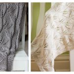 Lace Leafy Baby Blanket Free Knitting Pattern