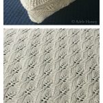 Lace Leafy Wedding Throw Free Knitting Pattern