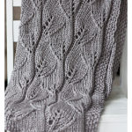 Lace Leafy Wedding Throw Free Knitting Pattern