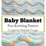 Pastel Rainbow Baby Blanket Free Knitting Pattern