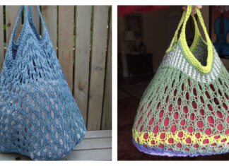 Fantasy Naturale Market Bag Free Knitting Pattern