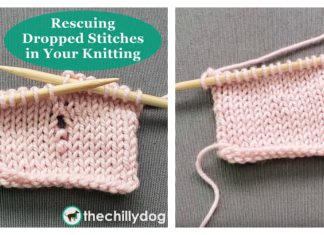 How to Pick Up a Dropped Stitch Knitting Tutorial